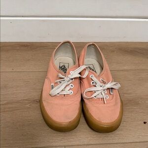 Vans Women's Peach Canvas Sneakers